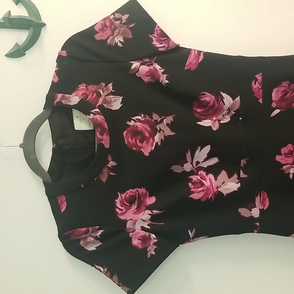 Kate Spade Encore Rose Crepe Dress Size 4 NWT - Picture 5 of 6